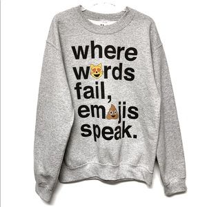 😻💩 Emojis Speak Sweater - JV